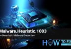 Malware Heuristic 1003 Detect